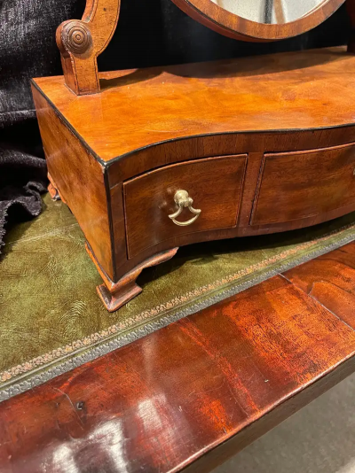 George III Mahogany Dressing Mirror