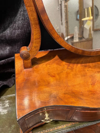 George III Mahogany Dressing Mirror
