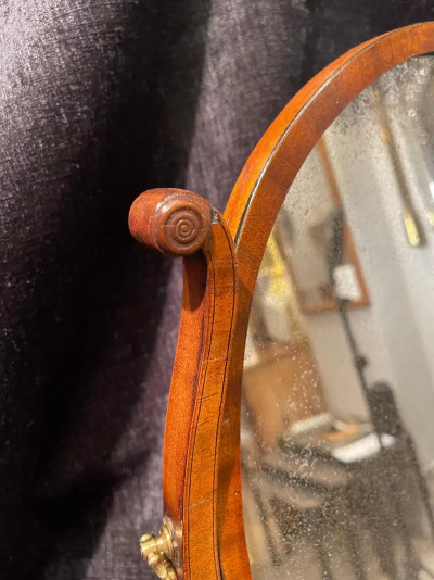 George III Mahogany Dressing Mirror