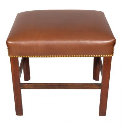 George III Mahogany Footstool