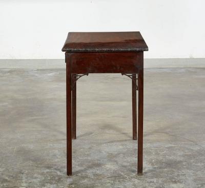 George III Mahogany Fretwork Side Table