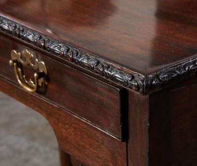 George III Mahogany Fretwork Side Table
