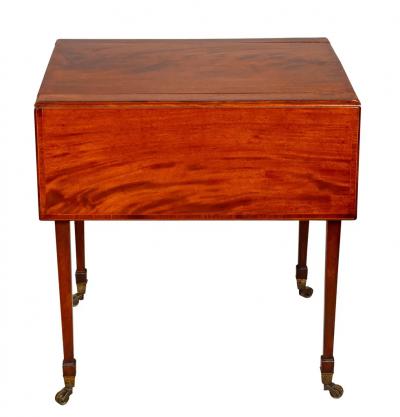 George III Mahogany Games Table