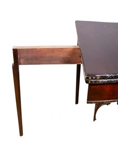 George III Mahogany Games Table