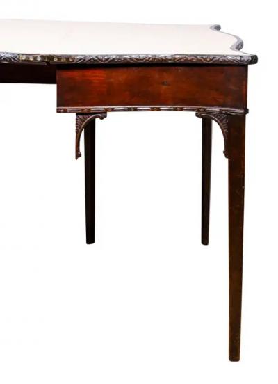 George III Mahogany Games Table