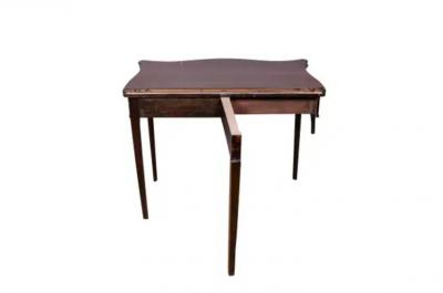 George III Mahogany Games Table