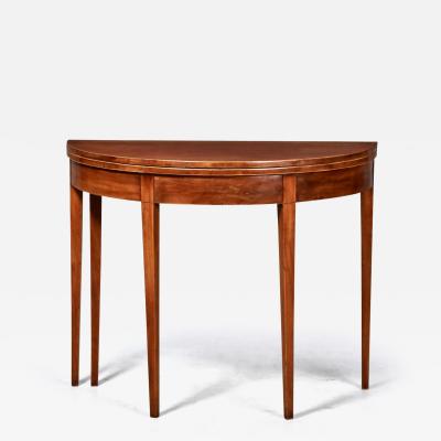 George III Mahogany Games or Card Table