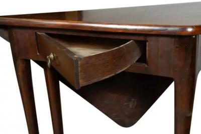 George III Mahogany Handkerchief Table