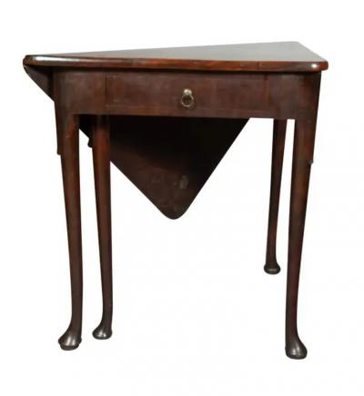 George III Mahogany Handkerchief Table