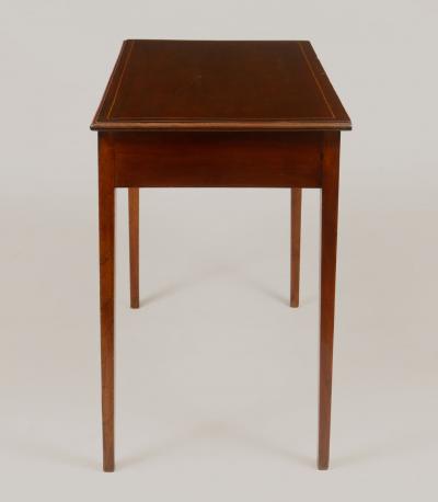 George III Mahogany Inlaid Side Table