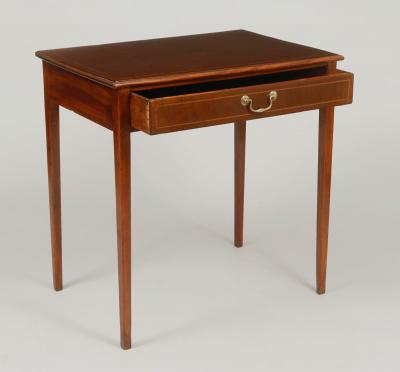 George III Mahogany Inlaid Side Table