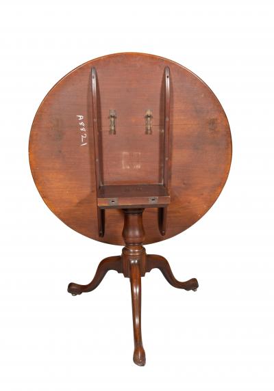 George III Mahogany Leather Top Games Table