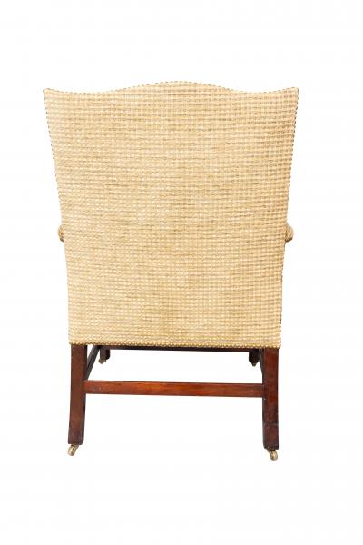 George III Mahogany Library Armchair