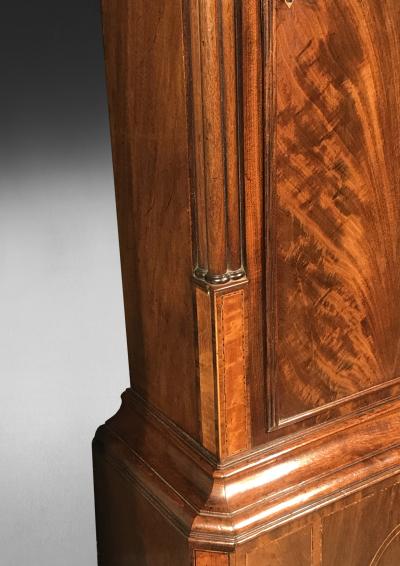 George III Mahogany Longcase Clock