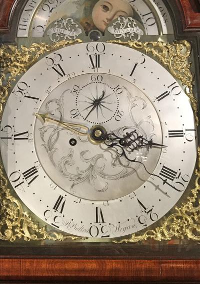 George III Mahogany Longcase Clock