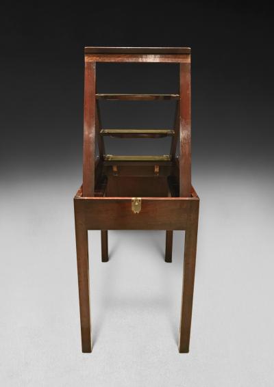 George III Mahogany Metamorphic Library Steps Table