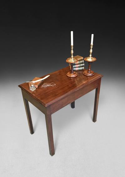George III Mahogany Metamorphic Library Steps Table