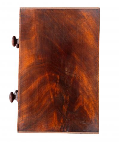 George III Mahogany Miniature Chest