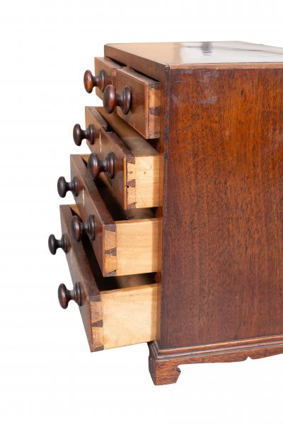 George III Mahogany Miniature Chest