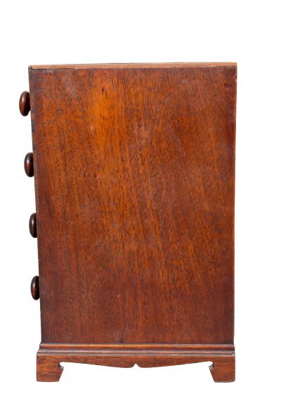 George III Mahogany Miniature Chest