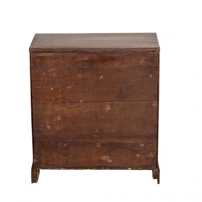 George III Mahogany Miniature Chest of Drawers