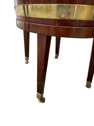 George III Mahogany Oval Cellarette