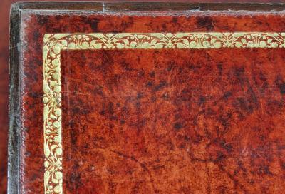 George III Mahogany Pedestal Desk