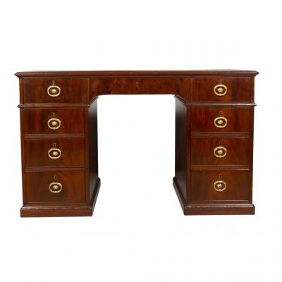 George III Mahogany Rent Desk by Gillows of Lancaster