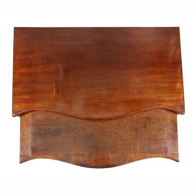 George III Mahogany Serpentine Chest of Drawers