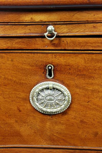 George III Mahogany Serpentine Chest of Drawers