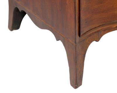 George III Mahogany Serpentine Chest of Drawers