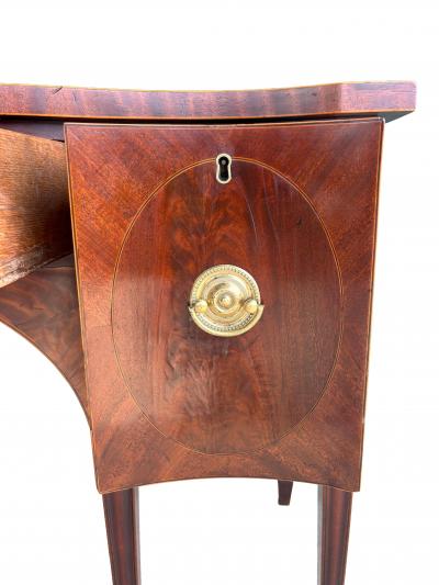 George III Mahogany Serpentine Sideboard