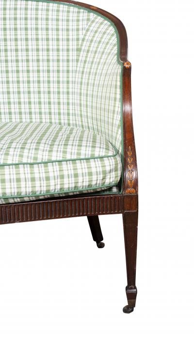 George III Mahogany Settee