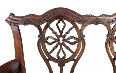 George III Mahogany Settee