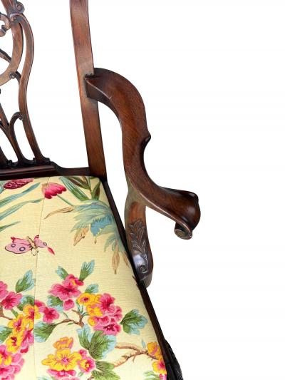 George III Mahogany Settee