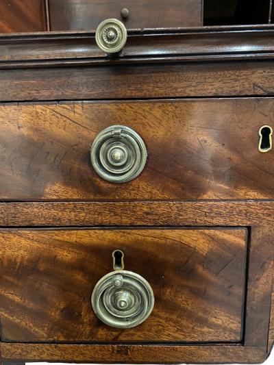 George III Mahogany Tambour Desk