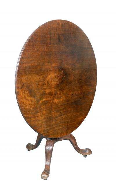 George III Mahogany Tea Table