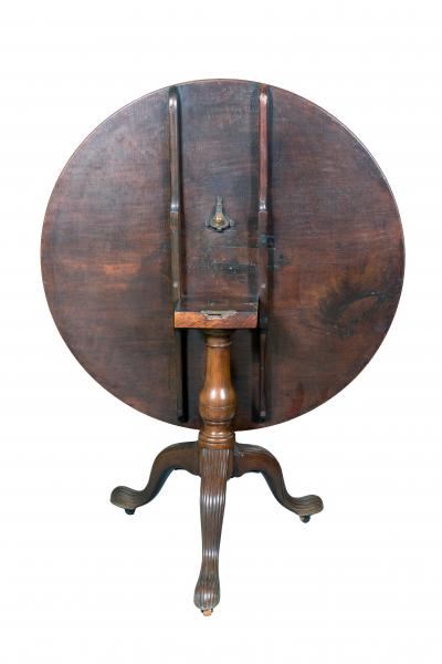 George III Mahogany Tea Table