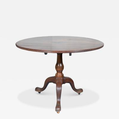 George III Mahogany Tea Table