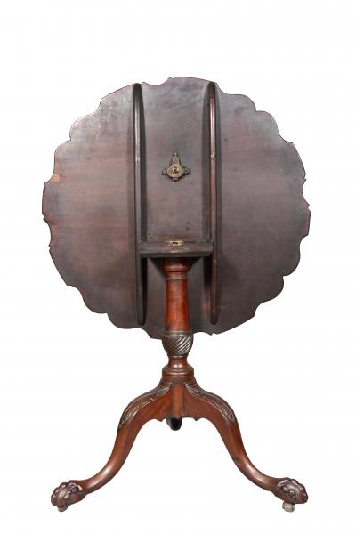 George III Mahogany Tea Table