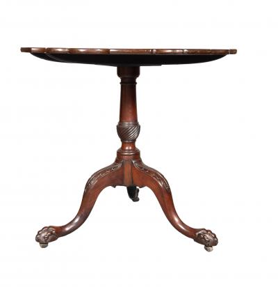 George III Mahogany Tea Table