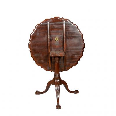 George III Mahogany Tilt Top Table