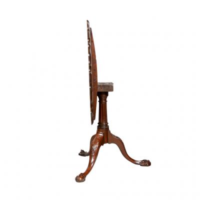 George III Mahogany Tilt Top Table