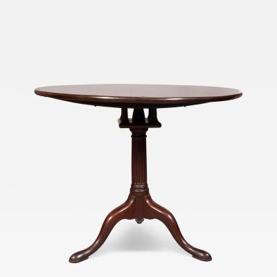 George III Mahogany Tilt Top Table