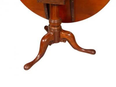 George III Mahogany Tilt Top Table