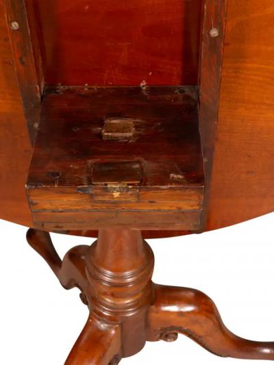 George III Mahogany Tilt Top Table