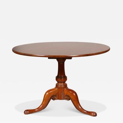 George III Mahogany Tilt Top Table