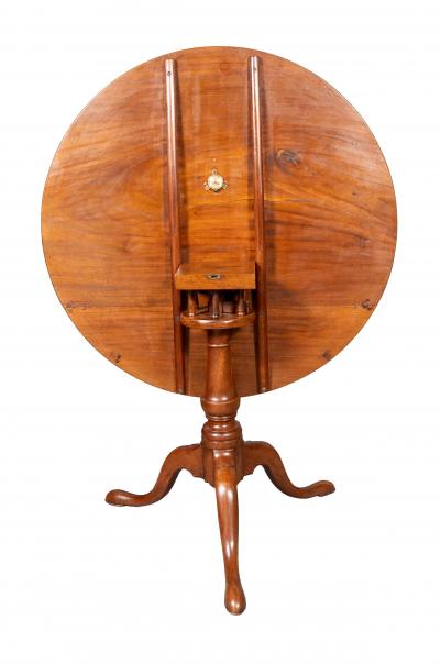 George III Mahogany Tilt Top Tea Table