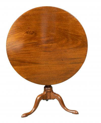 George III Mahogany Tilt Top Tea Table