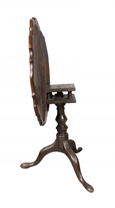 George III Mahogany Tilt Top Tea Table